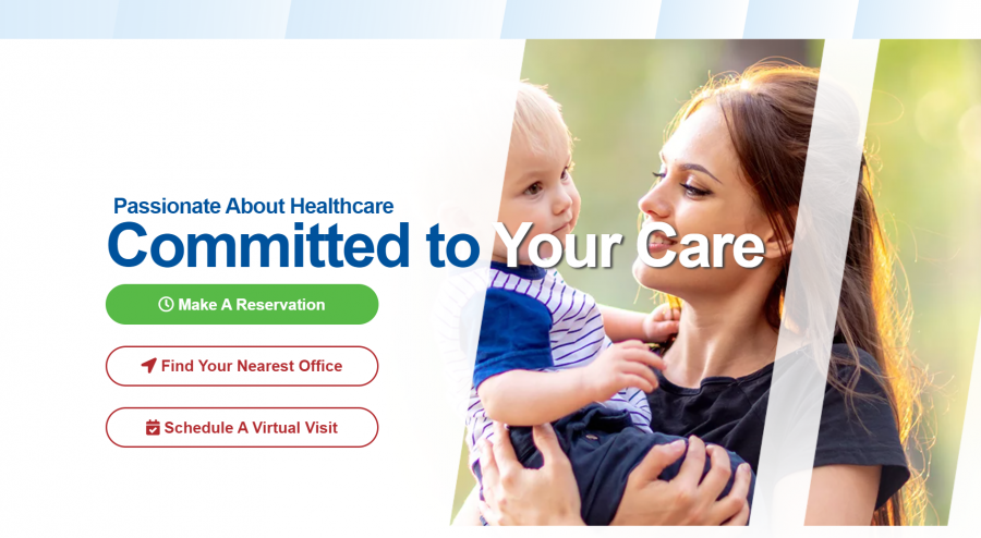 photo of fast track urgent care web site