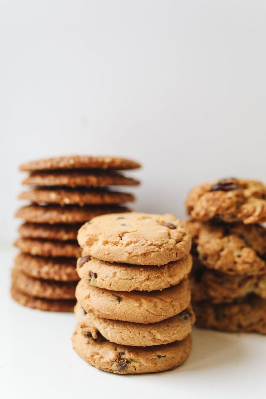 Stacks of cookies