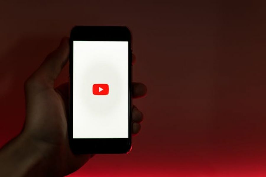 photo of the youtube app on a phone