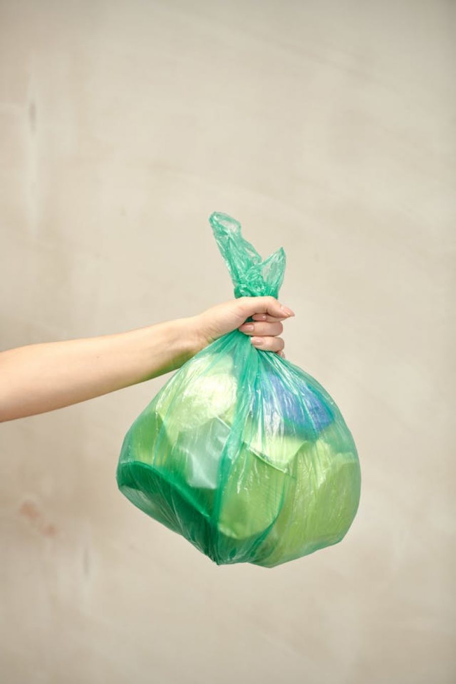 photo of compostable trash bag