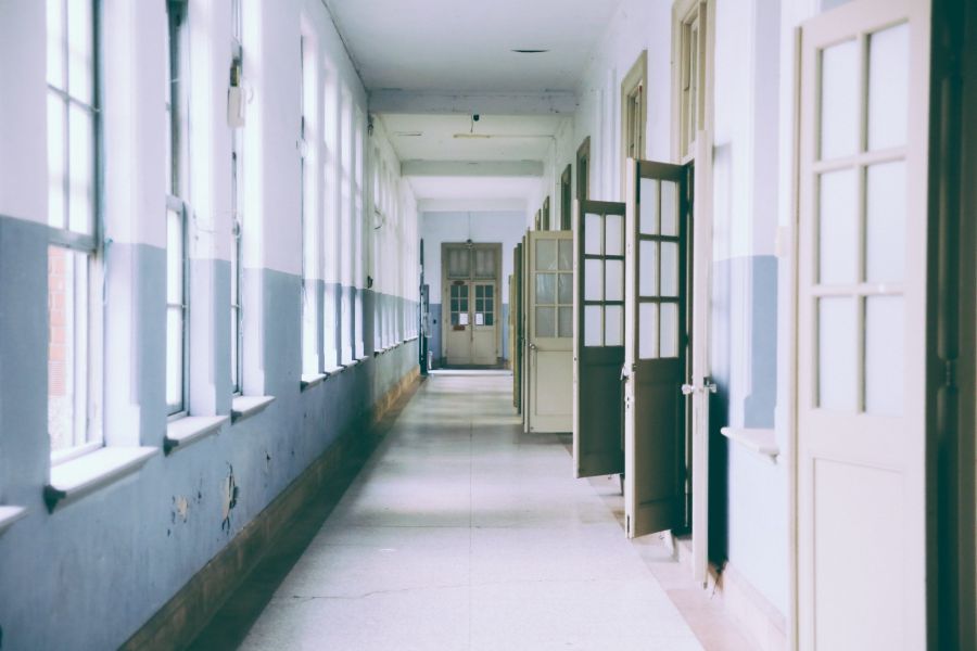 school hallway