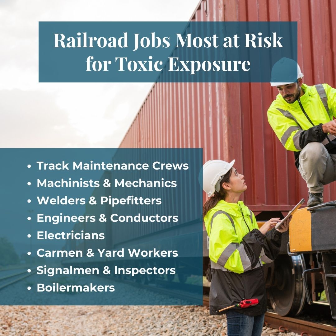 Railroad Jobs Most at Risk for Toxic Exposure