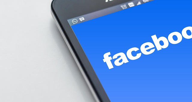 photo of the mobile facebook app